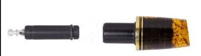 Adapter with metal filter 